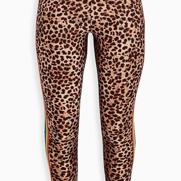 Torrid - Platinum Legging - Liquid Leopard With Rainbow Side Stripe​​​​​​​​​​ - Picture 5 of 5